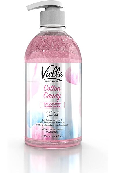 VİELLE غسول تقشير اليدين برائحة حلوى القطن، 500 مل