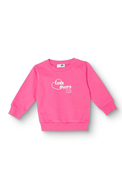 ebebek Hello Baby HelloBaby Kız Bebek Sweatshirt Şardonlu İki İplik Bisiklet ...