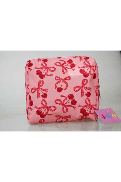 4nio Черешова чантичка за грим - чантичка за организиране