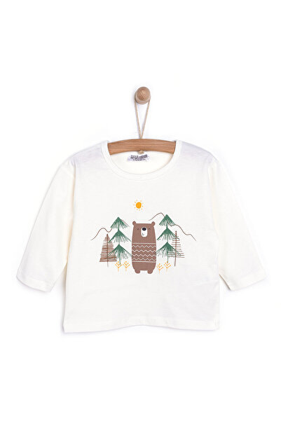 ebebek Hello Baby HelloBaby Erkek Bebek Sweatshirt Forest Camp Bisiklet Yaka ...