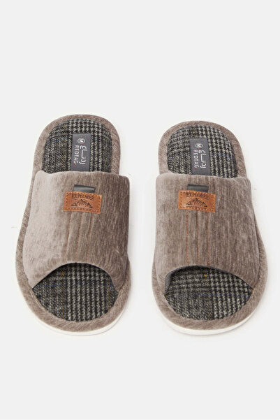 REDTAG Men Beige Embellished Slipper