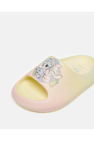 REDTAG Girls Multicolour Angle And Stitch Slide