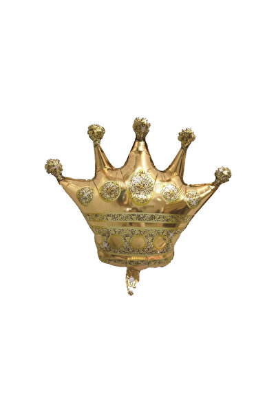 Mirific Party Balon folie metalică pentru petrecere, auriu, 54×56 cm, coroană...