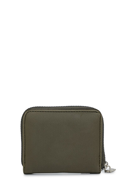 David Jones Women's Small Wallet & Card Holder, Soft Leather Portfolio Zippered Wallet with Coin Compartment