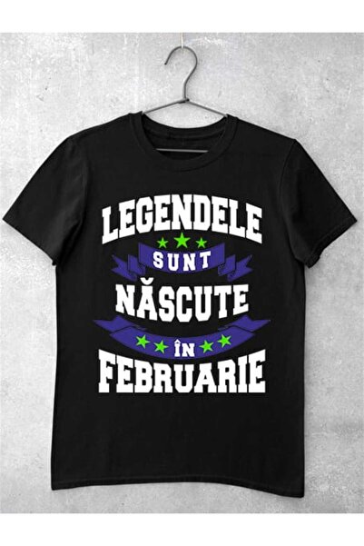 GRIZZLY SHOP.RO Tricou Femei Legenedele se nasc in luna Februarie