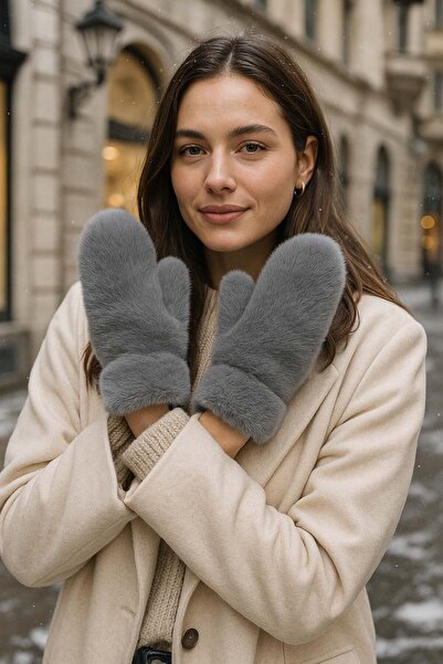 REMSA Women's Plush Gloves Eld-32 Gray