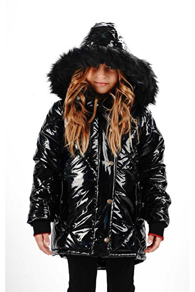 ÇOCUK GİYİM MERKEZİ Girl's Shiny Coat