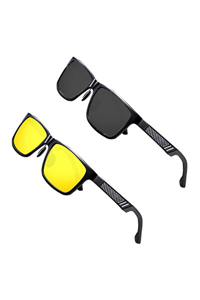 Supersofer SUPERSOFER® Limited Edition Day and Night Driving Glasses Package, polarized, UV 400