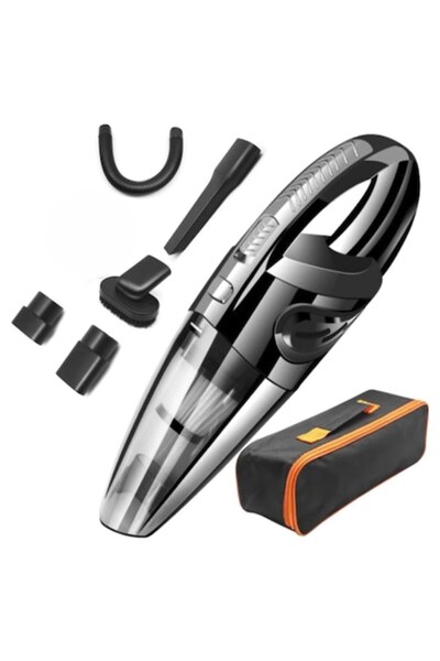 Mevis Line Aspirator de mână, 120W, baterie de 2200mAh, încărcare USB, negru