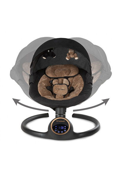 Kidwell Electric swing 2 in 1, Bluetooth, REVE Black/Gold