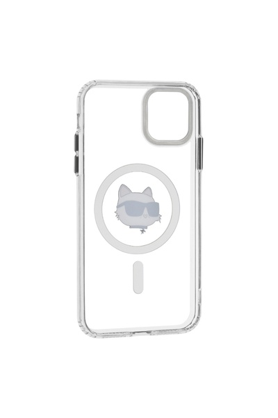 Karl Lagerfeld Θήκη για iPhone 11, IML MagSafe, Λευκή