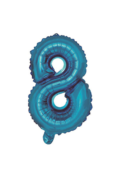 Mirific Party Balon petrecere, folie metalizată albastră, 100 cm, numărul 8