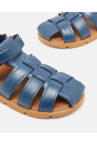 REDTAG Boys Navy Fisherman Sandals