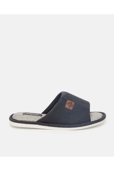 REDTAG Men Navy Solid Slippers
