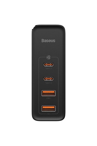 Baseus GaN2 Pro Încărcător rapid Negru (2 x Type-C, 2 x USB, 100W)