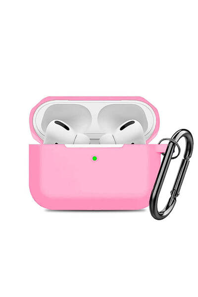 Casey Studios Husa AirPods Pro 1/Pro 2, din Silicon Moale, cu Breloc Carabina...