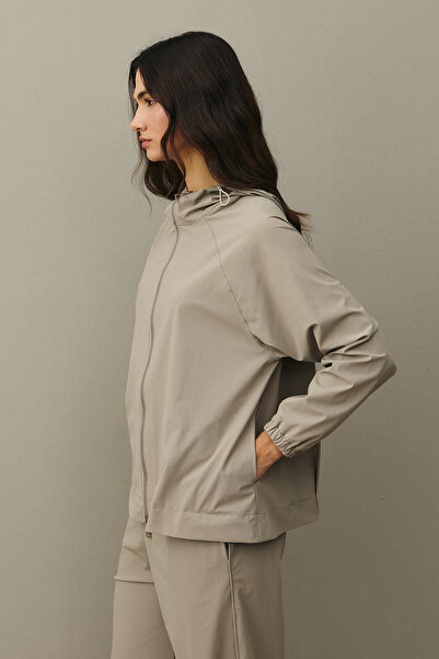 Fahhar Hooded Light Touch Suit Mink