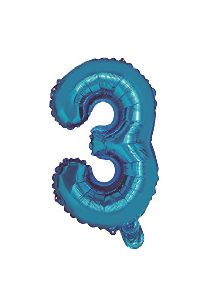 Mirific Party Balon petrecere, folie metalizată albastră, 80 cm, numărul 3