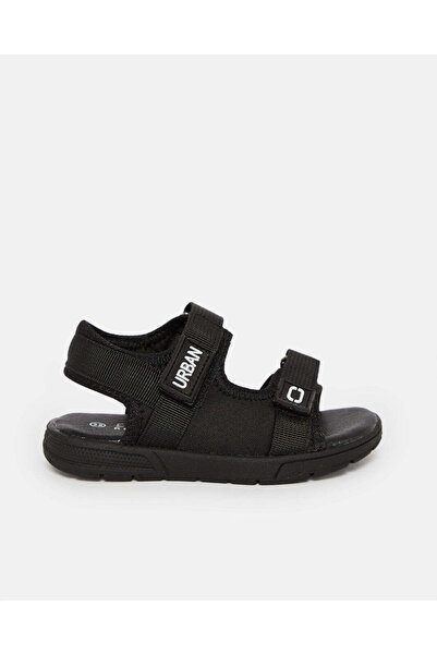 REDTAG صندل رياضي أسود للأولاد الرضع