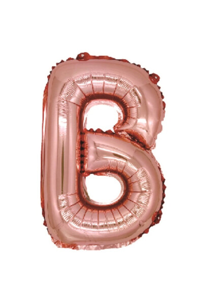 Mirific Party Balon petrecere, folie metalică roz, 40 cm, litera B