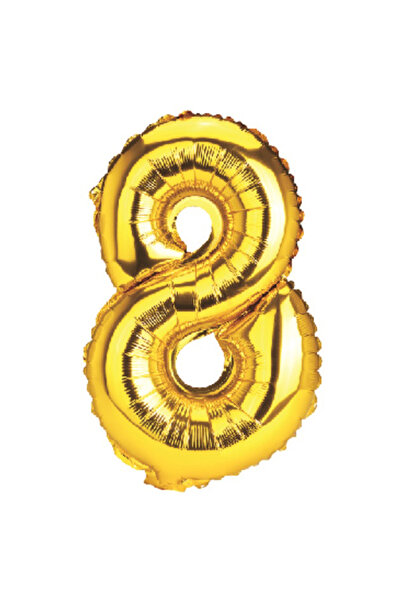 Mirific Party Balon petrecere, folie metalică, auriu, 80 cm, numărul 8