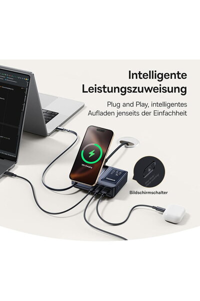 Baseus 5in1 Wireless Charging Station 140W Black