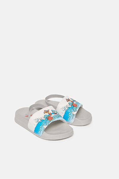 REDTAG Boys Grey Tom & Jerry Character Slide