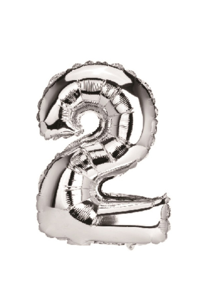 Mirific Party Balon petrecere din folie metalică argintie, 80 cm, numărul 2