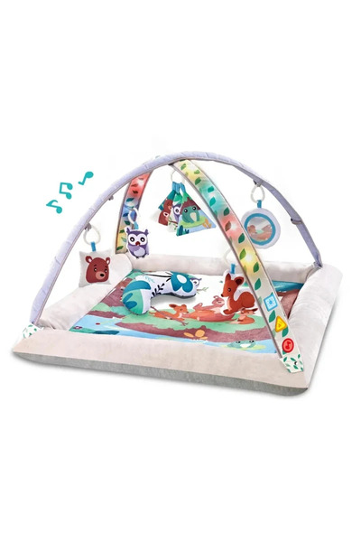 LITTLE ANGEL – سجادة ألعاب موسيقية للأطفال مع ألعاب معلقة - وردي