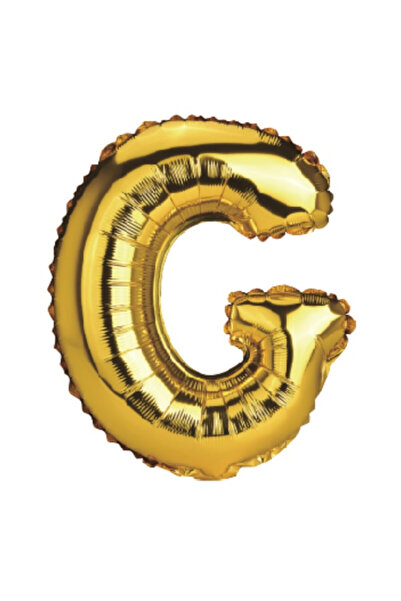 Mirific Party Balon petrecere, folie metalică, auriu, 40 cm, litera G
