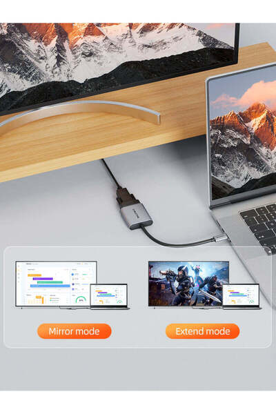Cabletime USB Type-C to VGA Adapter