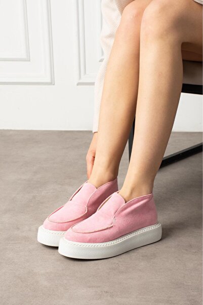 ShoeTek Dinna Γυναικείες Μπότες & Μποτάκια Ροζ Σουέντ