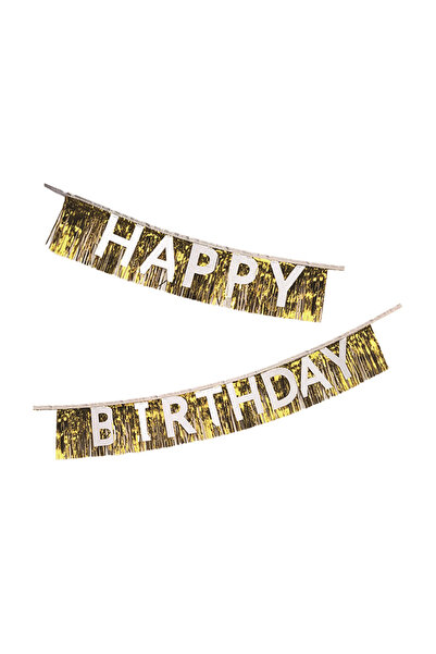 Mirific Party Ghirlandă decorativă, argintie și aurie cu sclipici, 3 m x 18 c...