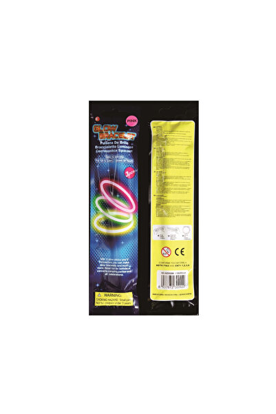 Mirific Party Brățară fosforescentă, culori asortate, PPQT8355, 3 bucăți
