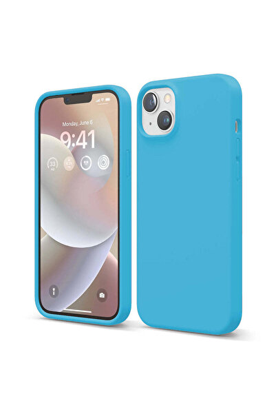 Casey Studios Husa Silicon iPhone 14, cu Microfibra, Slim, de Protectie, Marg...