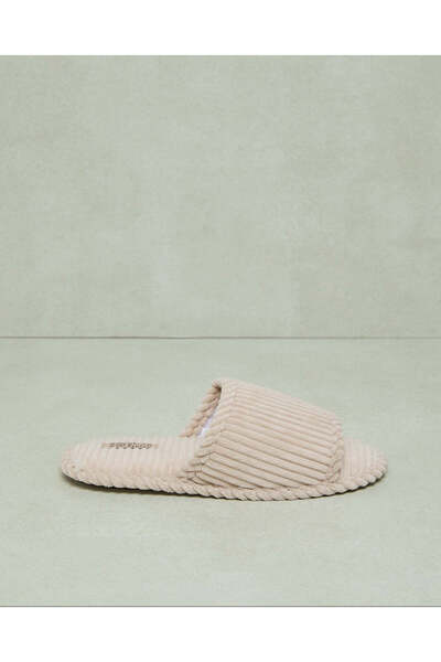 REDTAG Women Beige Textured Slipper