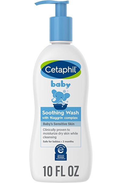 Cetaphil Baby Soothing Wash, Paraben Free, Hypoallergenic, Colloidal Oatmeal, 10 Fl Oz