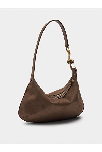 PARFOIS Deri Efektli Omuz Çantası