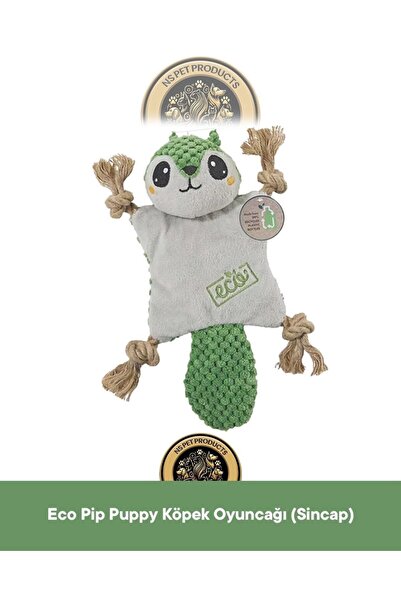 M-PETS Terra Eco Pip Puppy Köpek Oyuncağı (Sincap)