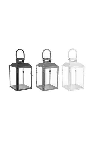 Bizzotto Felinar metal-sticlă 14x13x23.5 cm