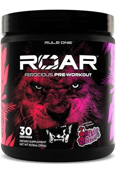 Rule 1 R1 Roar Pre-Workout with CreatineBeta-Alanine, Citrulline, Electrolytes & Caffeine 30 Servings