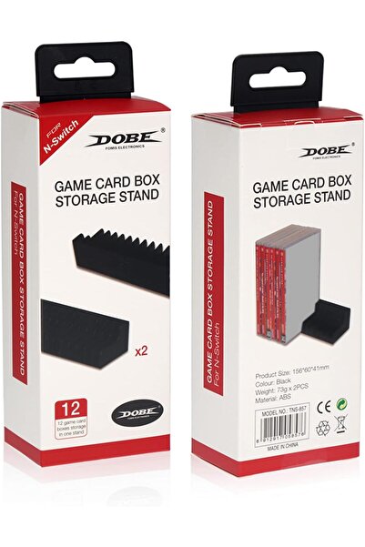 Generic CD Case and Nintendo Switch Game Card Storage Holder Base, Holds 24 Cases, Set of 2