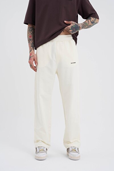 Machinist Relaxed Basic Baggy Sweatpants Ecru
