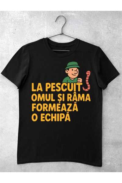 GRIZZLY SHOP.RO Tricou Femei Pescar - Omul si Rama formeaza o echipa
