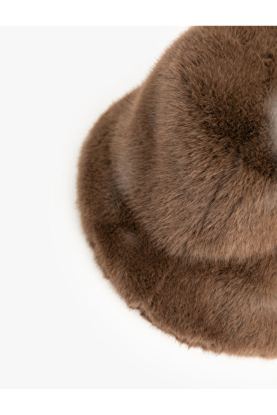 Koton Plush Bucket Hat - Melis Ağazat X