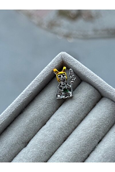 asaf Loki charm | asafaccessory gümüş kaplama