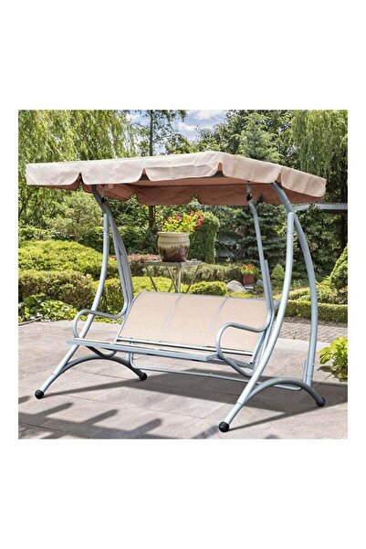 Generic غطاء واقي من الشمس مقاوم للماء للحديقة الخارجية والفناء باللون البيج