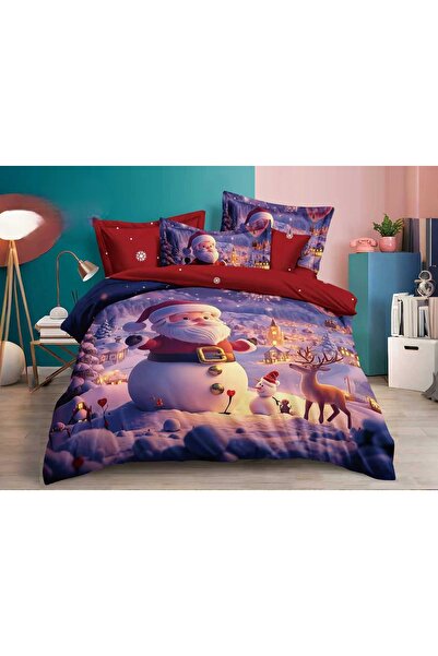 naniland.ro Christmas bed linen without elastic 6 pieces Snowflake CR004