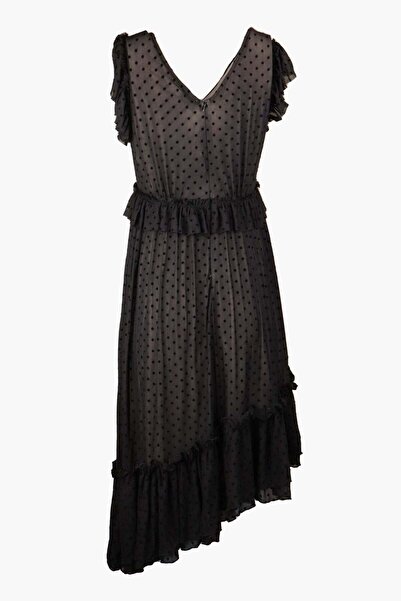 ONLY Leaf Jersey Black Dress - M, Black, polyester 94%, spandex 6%