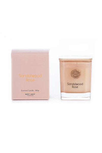 Nef Nef Homeware Lumânare Parfumată Lemn de Santal Trandafir 180Gr